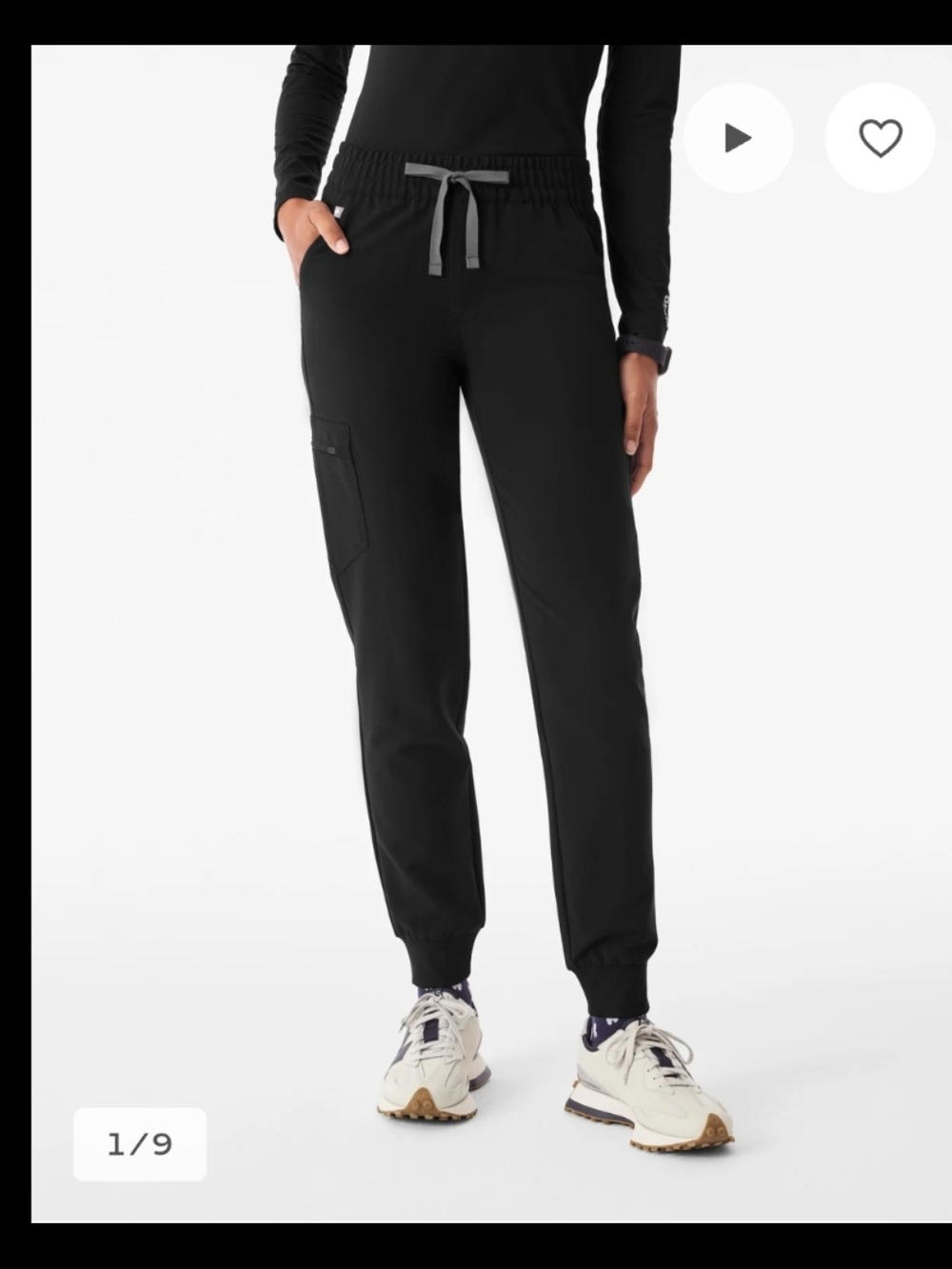 Figs Zamora Joggers Scrub Pants,High-rise,Ruched Waistband,Women's XS